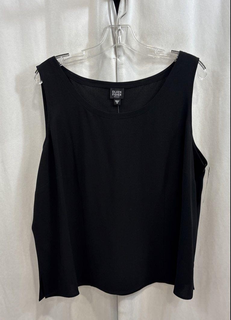 Eileen Fisher 100% Silk Sleeveless Tank Top Women’s Plus Size 1X NWT