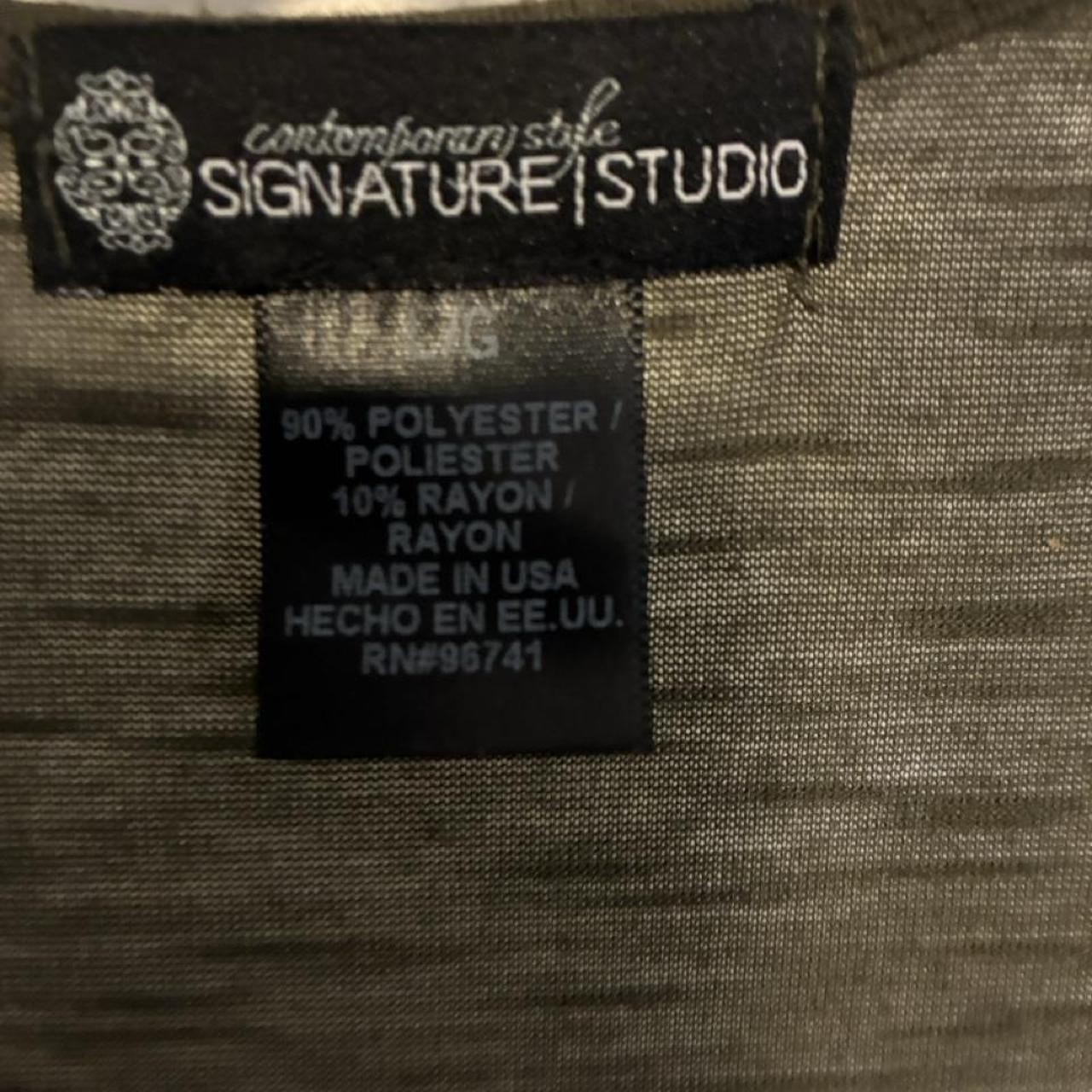 Studio Women’s Khaki and Green Vest