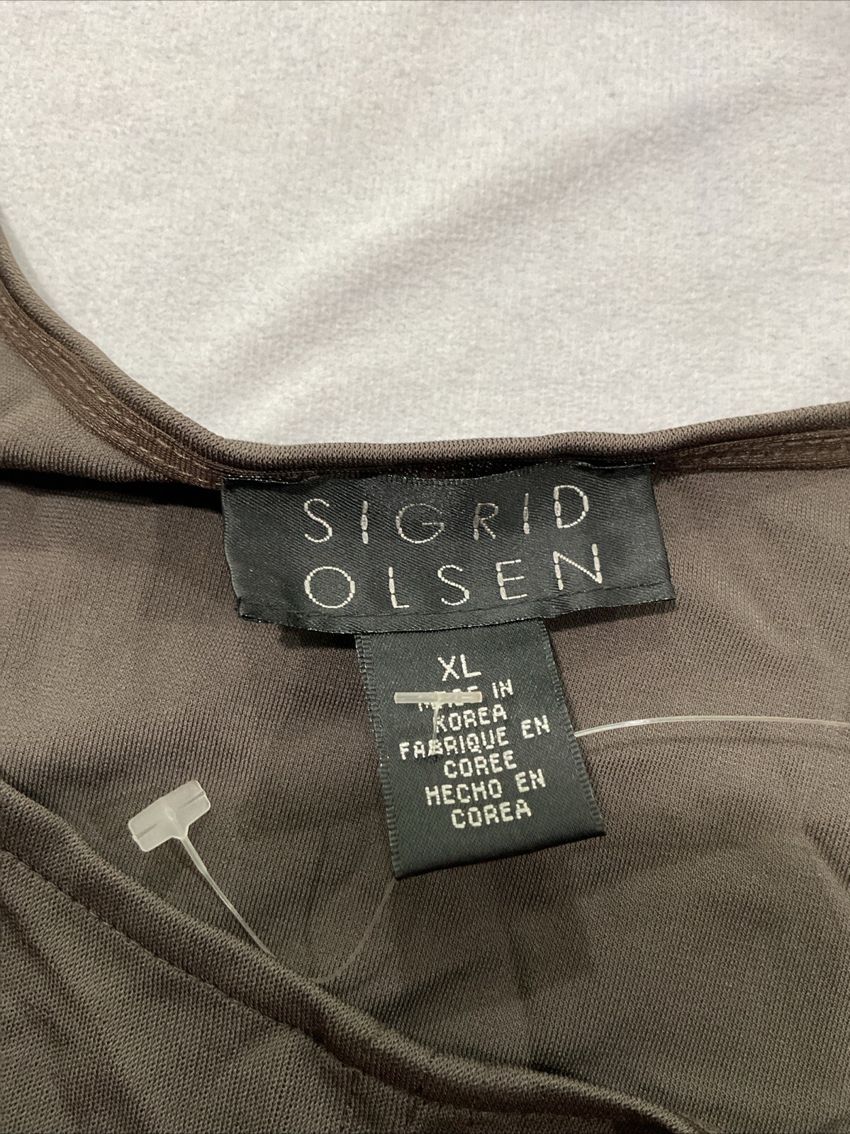 Sigrid Olsen Women’s Solid Colored Sleeveless Top Size XL made in Korea