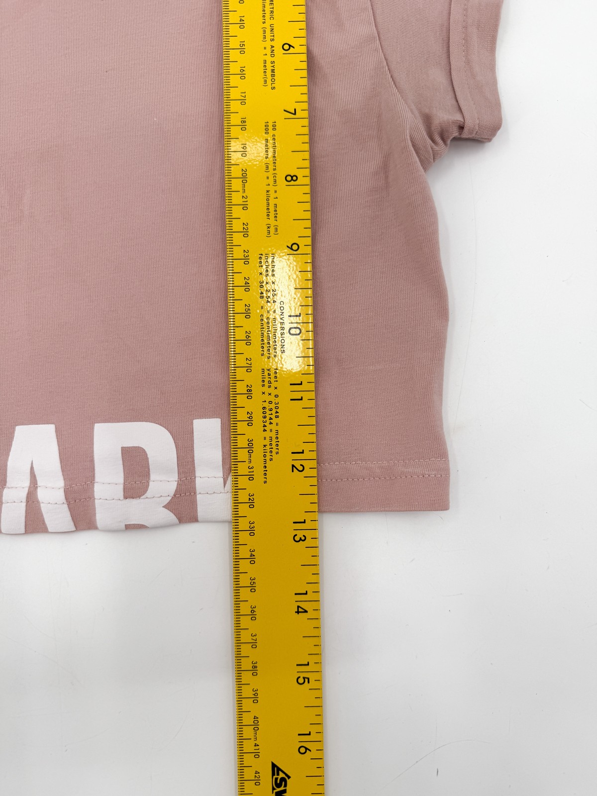Gymshark Shirt Womens XS Pink Cropped Crewneck Logo Active Athletic Tee Top