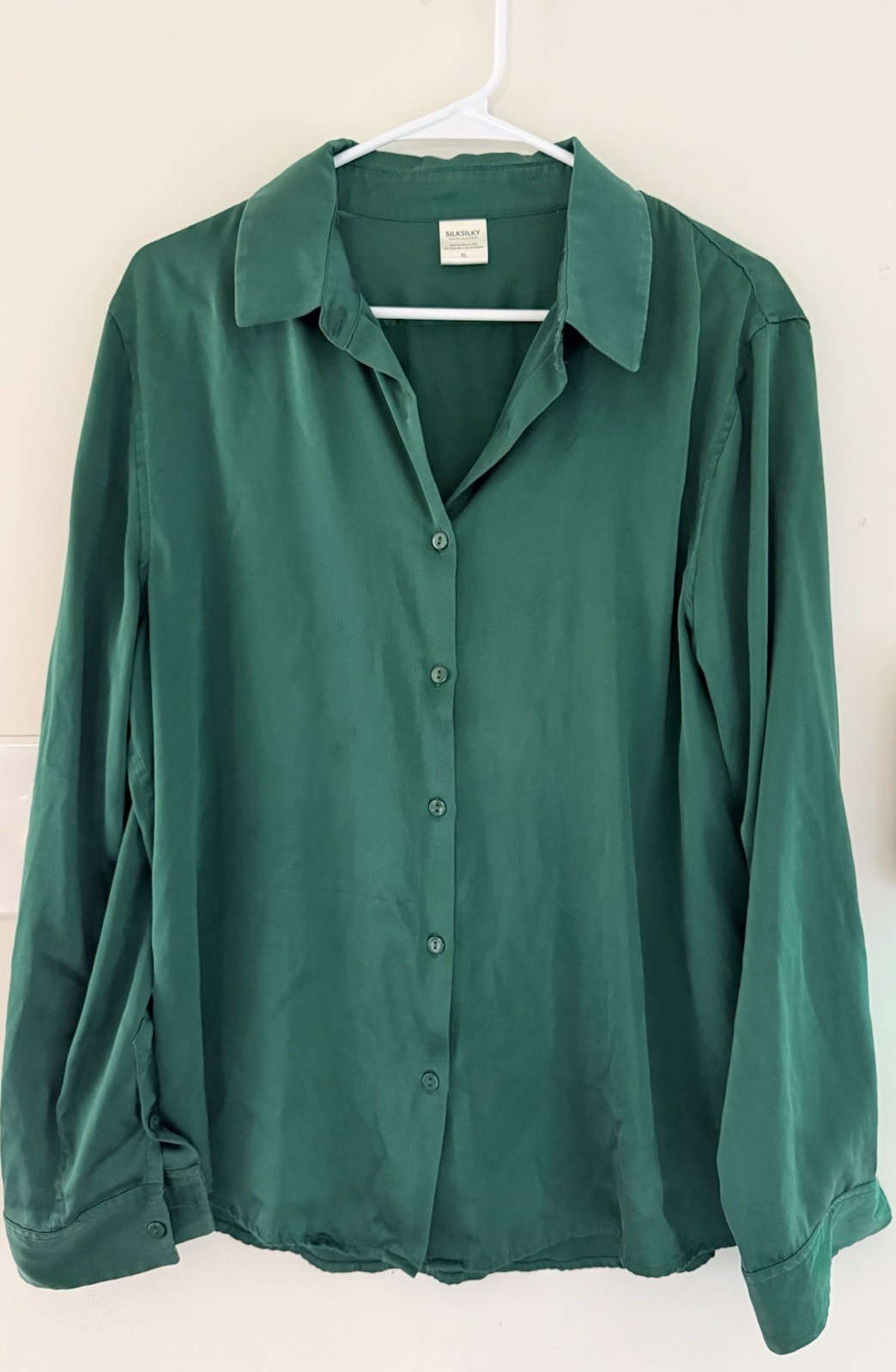 Silksilky Women’s Emerald Green Blouse