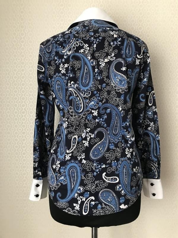 Women Etro Shirt Navy Cotton 36 #3W1W