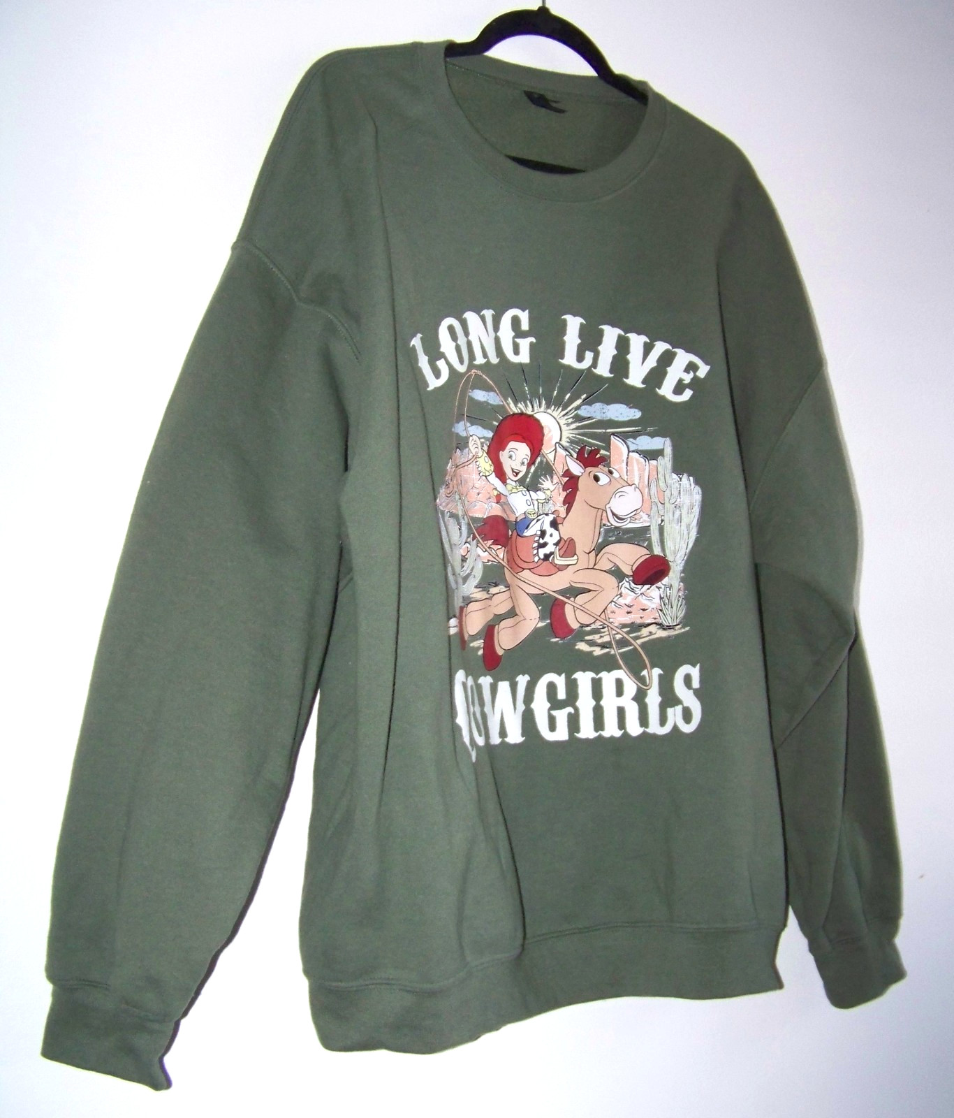 Disney Toy Story Pixar Unisex/Women 2XL SWEATSHIRT JESSIE “Long Live Cowgirls”