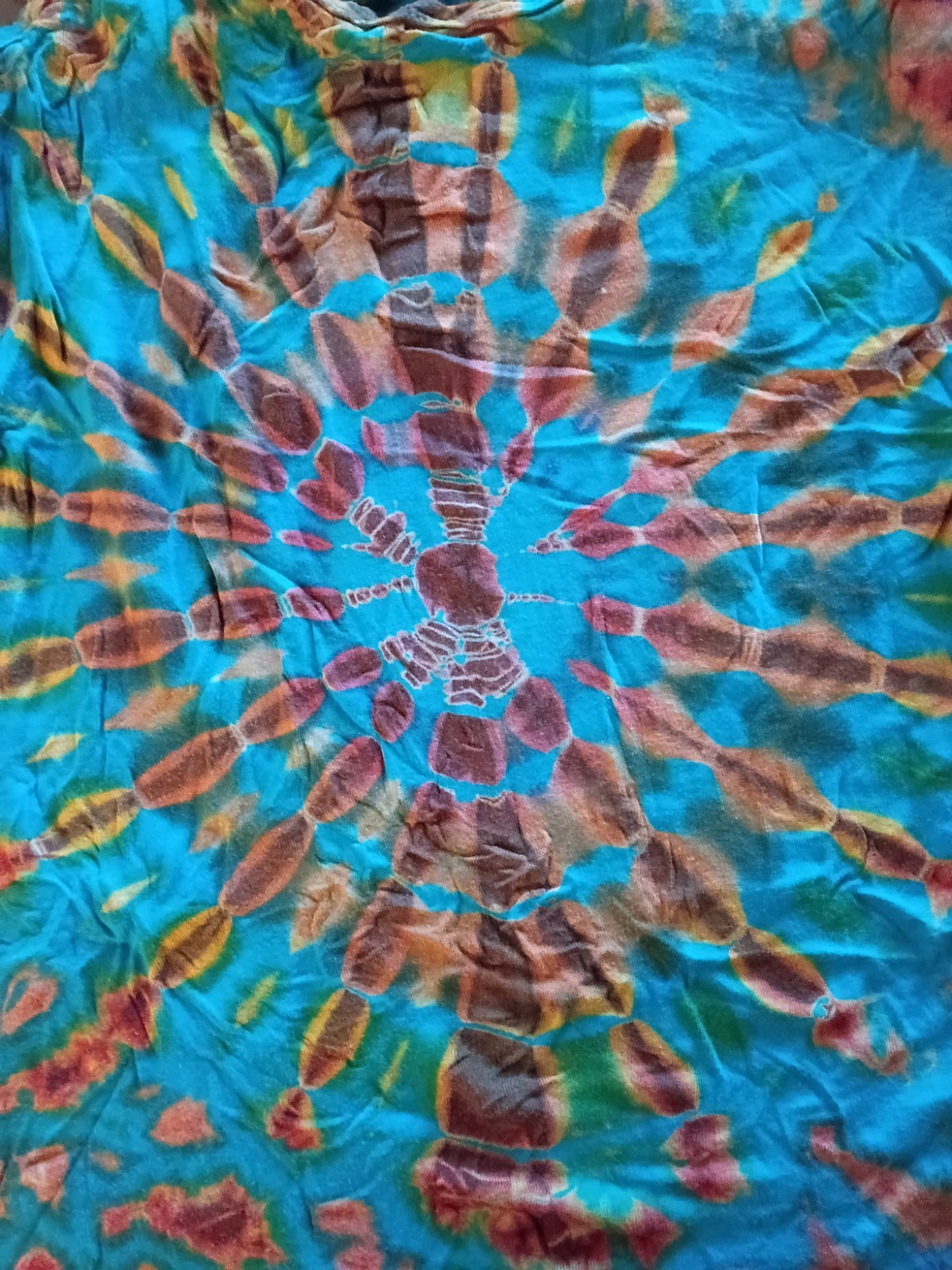 KATHMANDU IMPORTS Woman’s S/M tie-dye tank top boho yoga EUC nice stretchy
