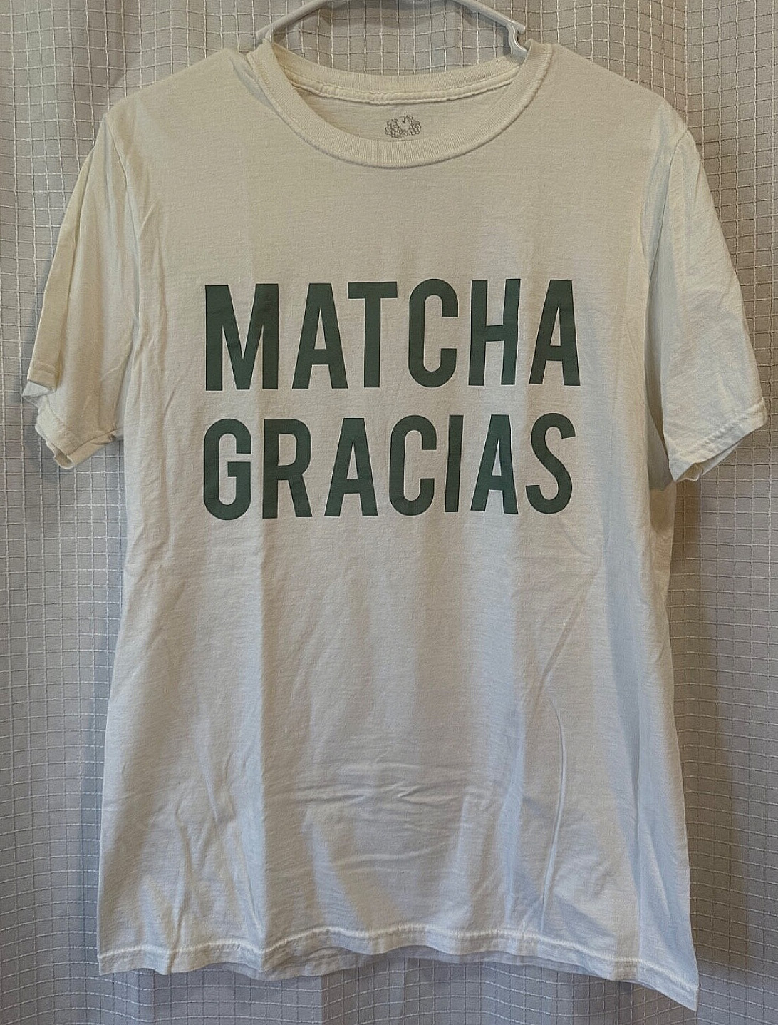 MATCHA GRACIAS T-Shirt Size Medium Matcha Tea Spanish