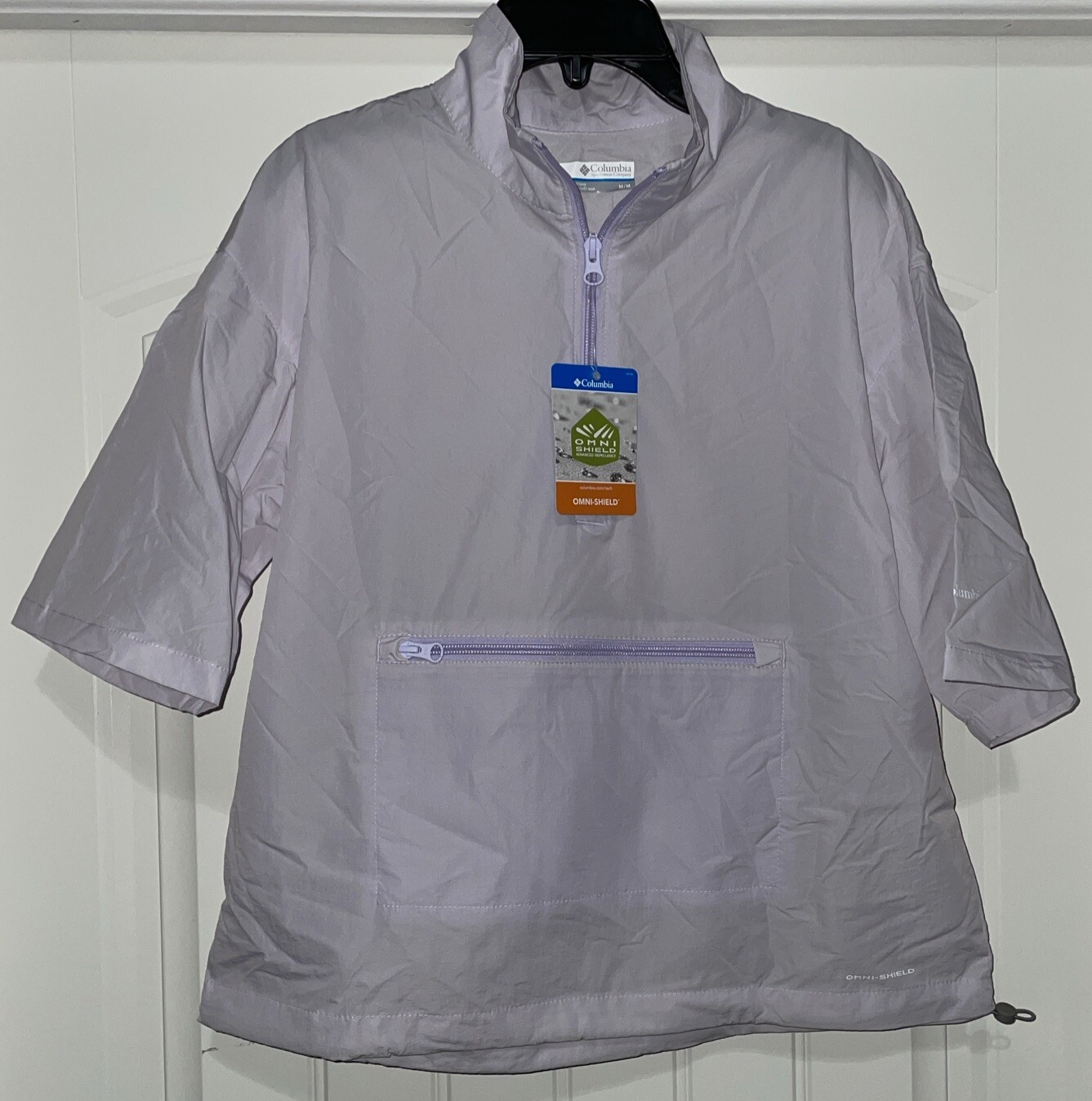 Columbia Women’s Medium Boundless Trek 1/2 Zip Omni-Shield Pocket Pullover