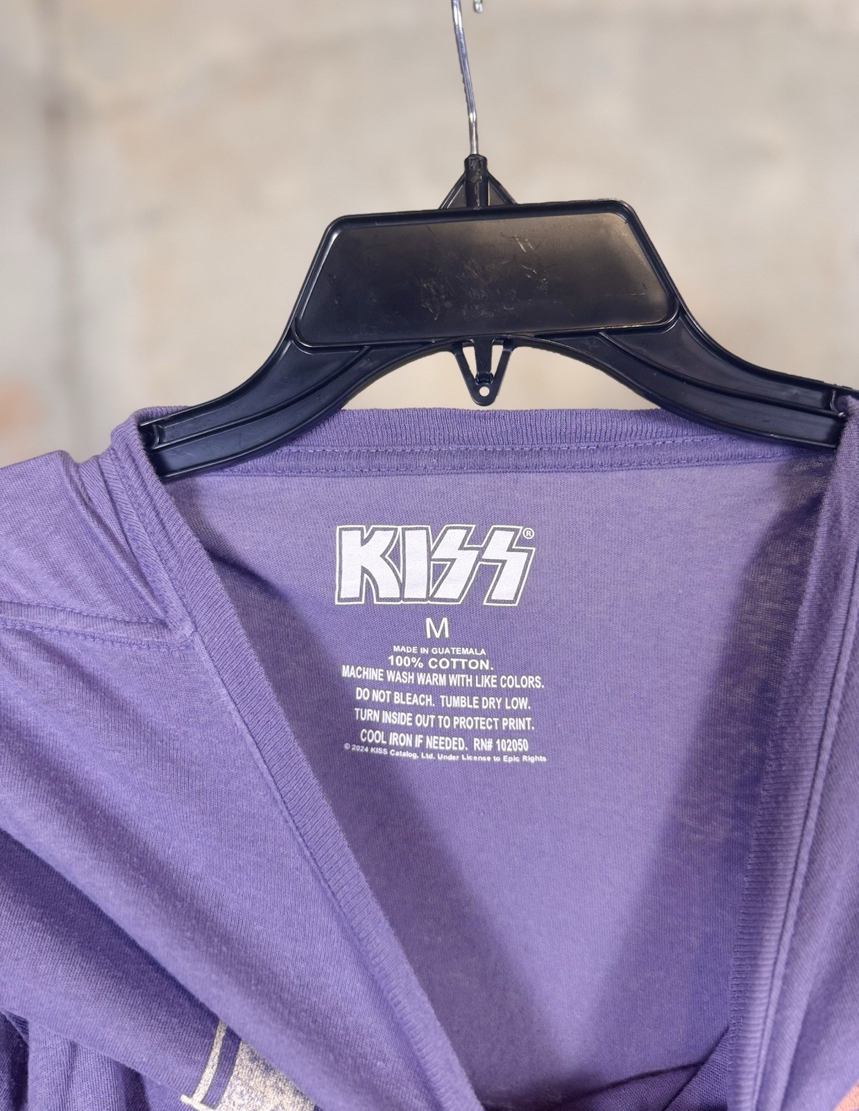 Kiss Band T-Shirt Women Size Medium Short Sleeve Graphic Tee Music Rock