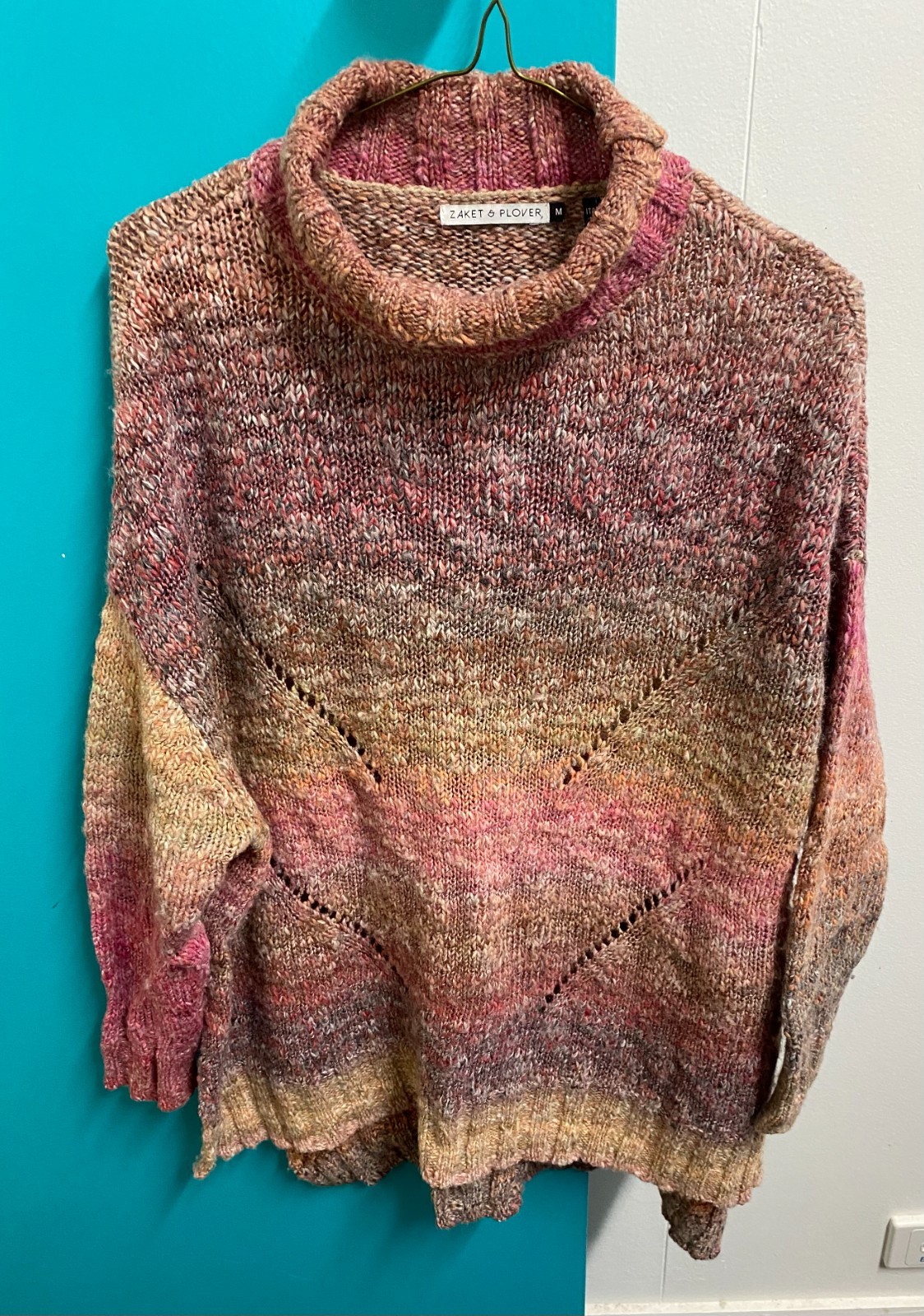 Zaket and Plover Multicolour Knit Italian Wool/Acrylic Blend Size M – Aus 10-14