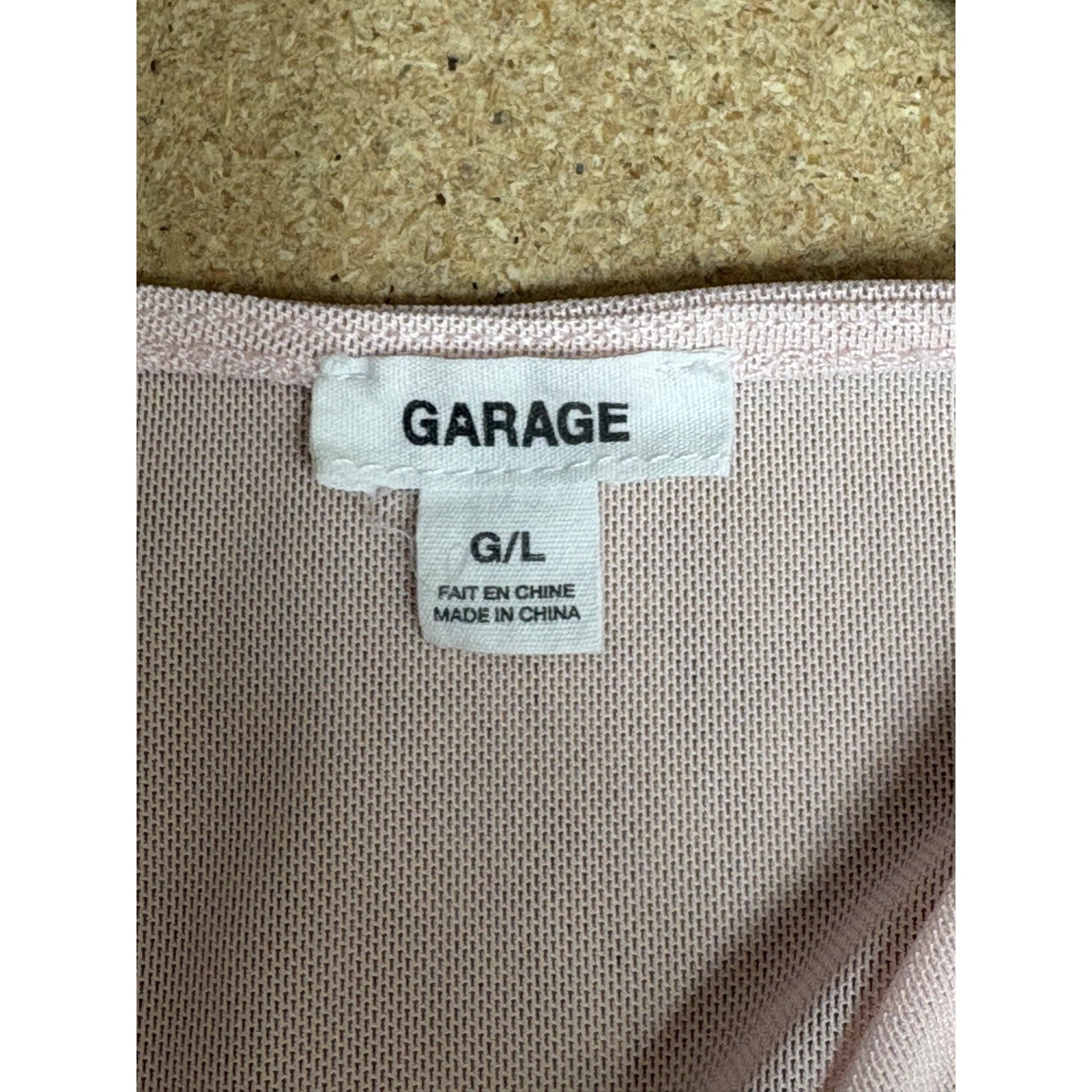 Garage Women’s XL Mesh Pink Corset Cami Crop Top Ribbon Tie Y2K Coquette