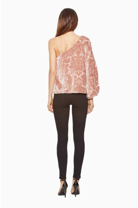 NEW! Parker Women’s XS Cleo Floral-Print Blouse Top In Apricot NWT $198