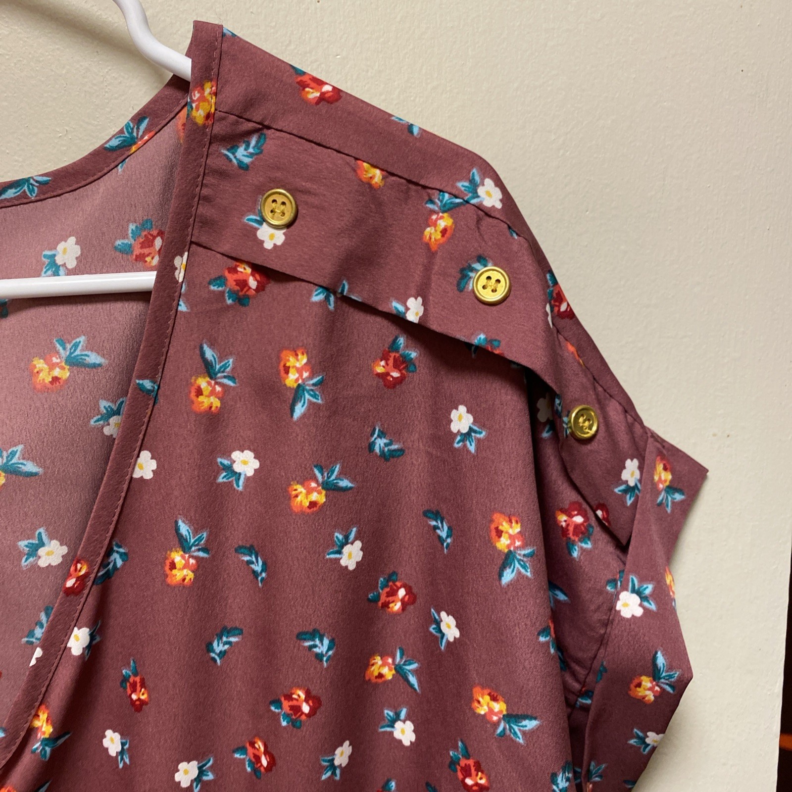 Speed limit Mph 3X Floral Blouse
