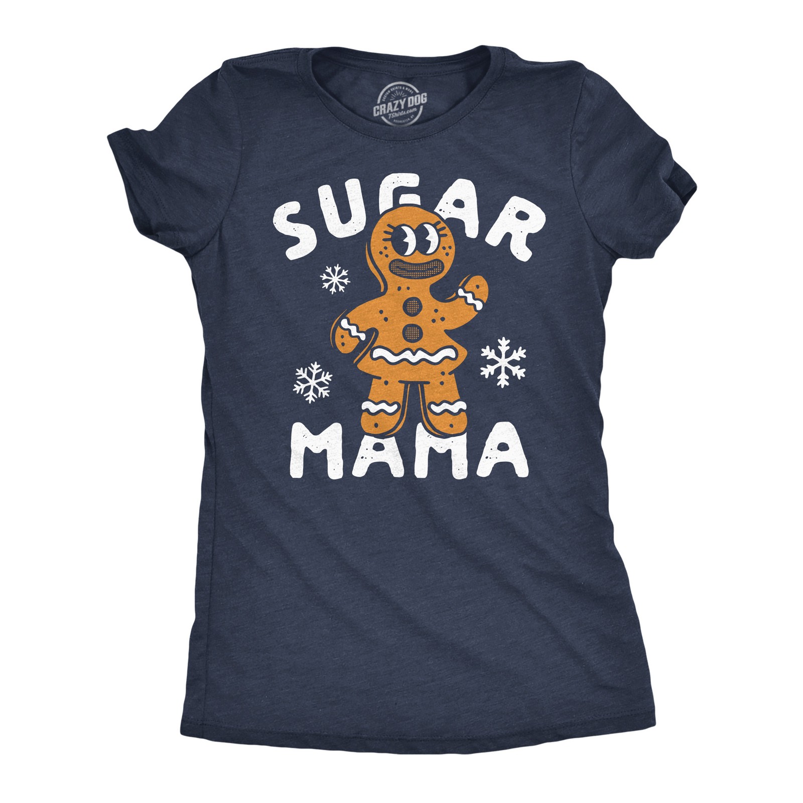 Mens Funny T Shirts Sugar Mama Sarcastic Gingerbread Cookie Graphic Christmas