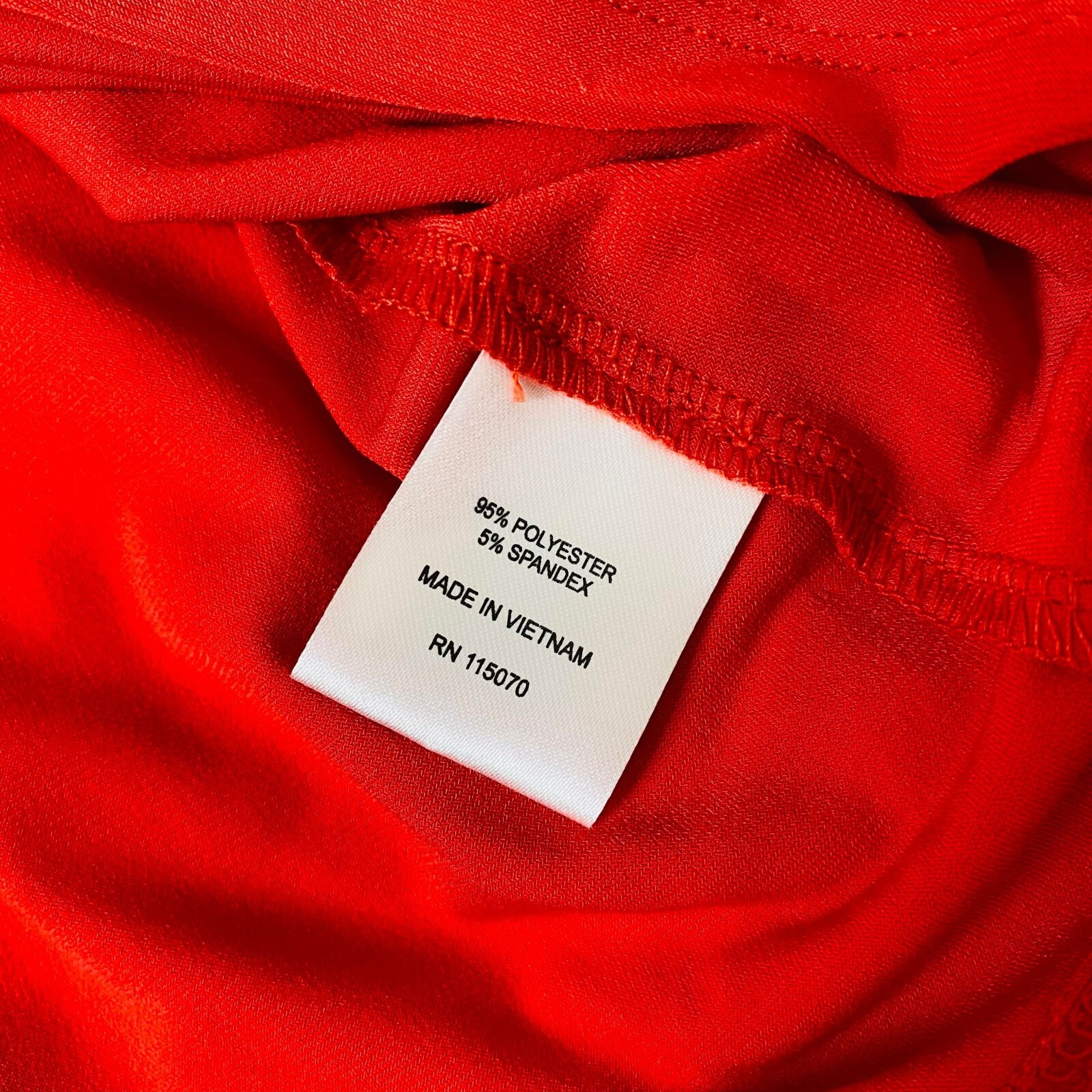 Nina Leonard Miracle Matte Jersey Ruffle-Sleeve Top, Size Medium NEW w/ Tag,Red
