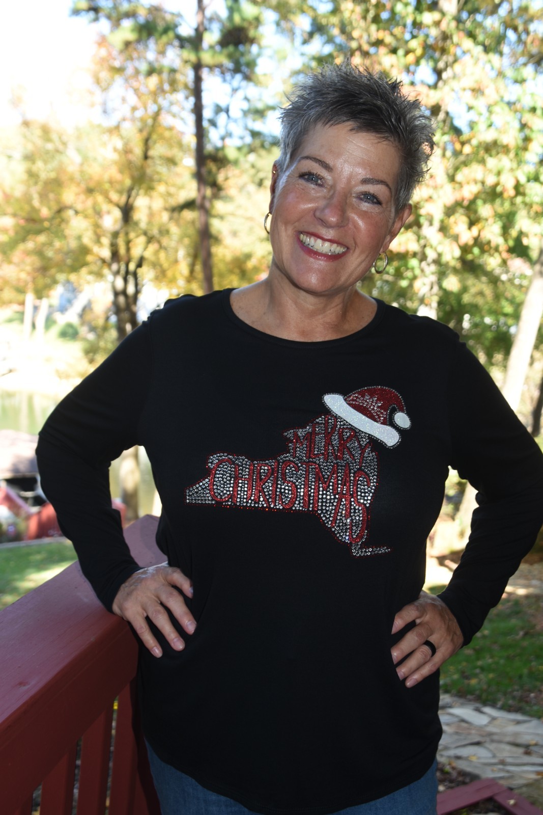 New York Christmas rhinestone glitter bling shirt XS S M L XL XXL 1X 2X 3X 4X 5X