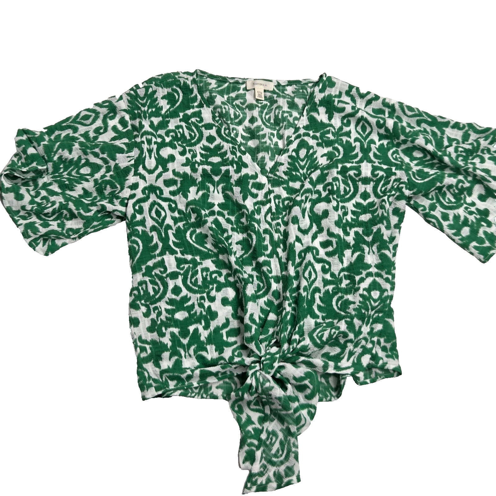 Tamara H. blouse green womens size XL