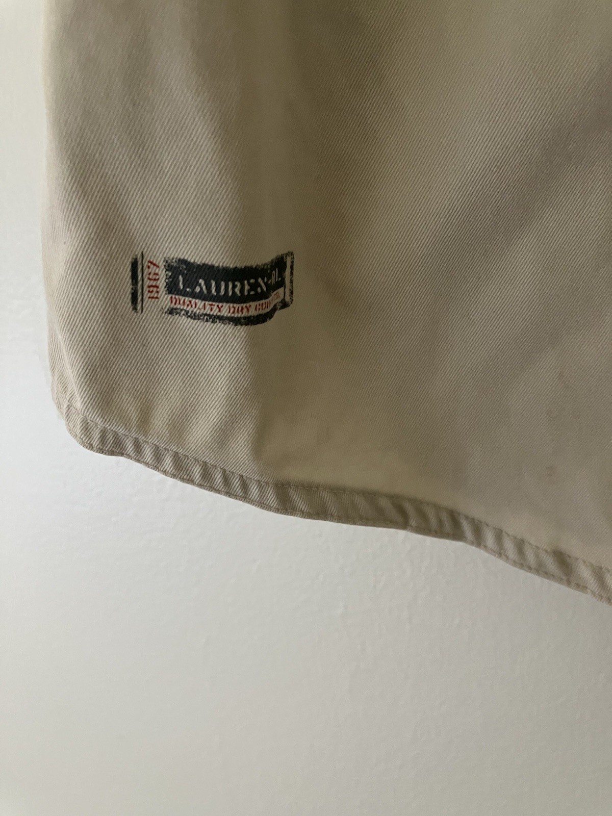 LRL Ralph Lauren Vintage Safari Shirt Vest Women’s Size Medium