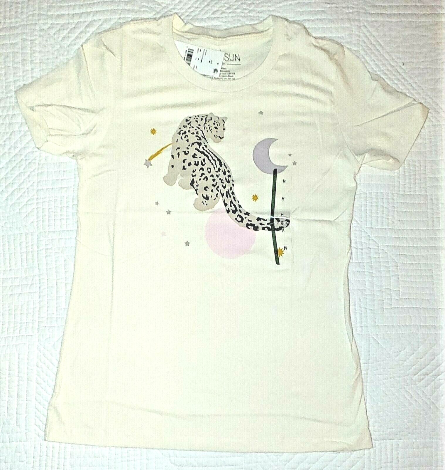 Fifth Sun Women’s T-Shirt with Leopard – Choose Size(XS,M,L,XL,XXL)