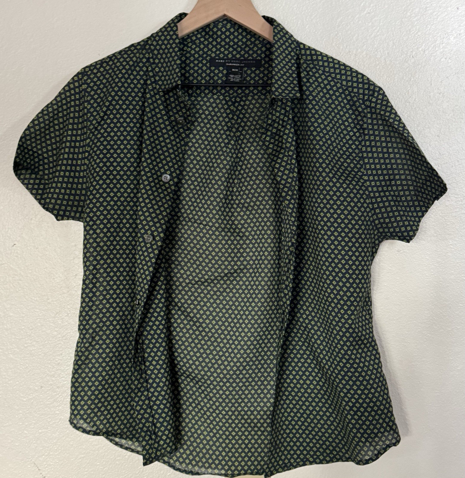 Marc Jacobs Women’s Button-down Shirt Shrunken Fit Size M