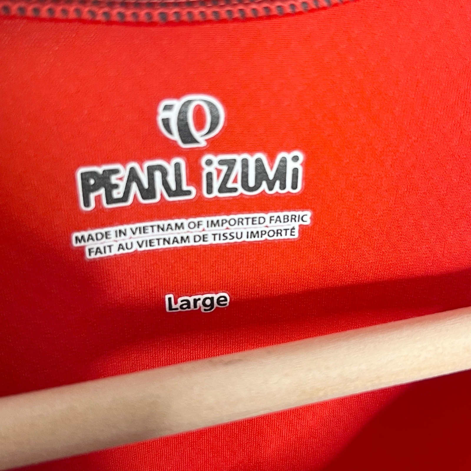 Pearl Izumi Women’s Sleeveless Cycling Jersey Red Gray 1/2 Zip Rear Pocket Large