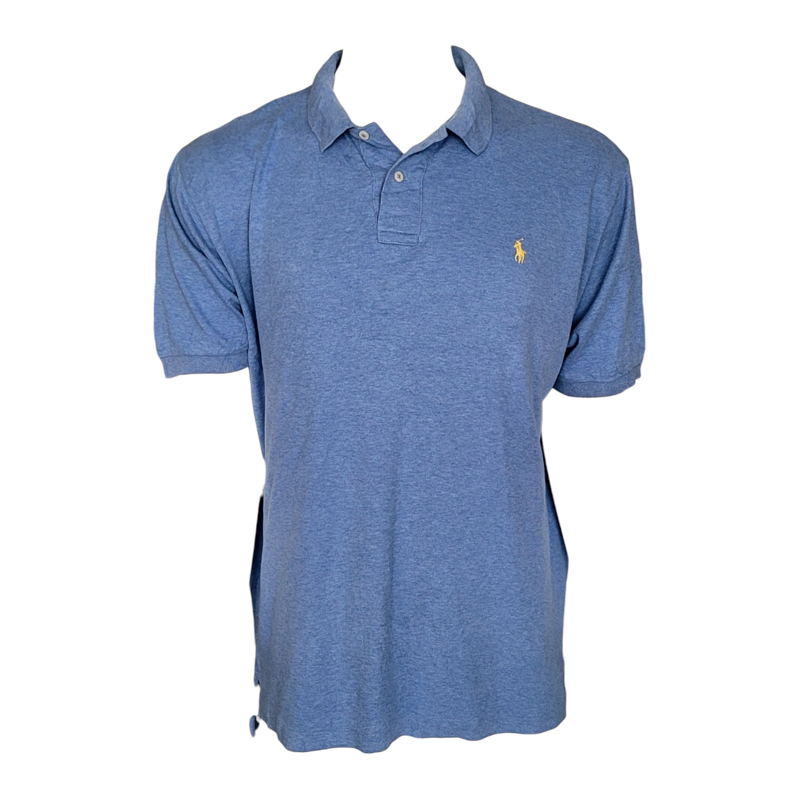 Polo Ralph Lauren Men’s Light Blue XL Cotton Short Sleeve Polo Shirt – Classic S