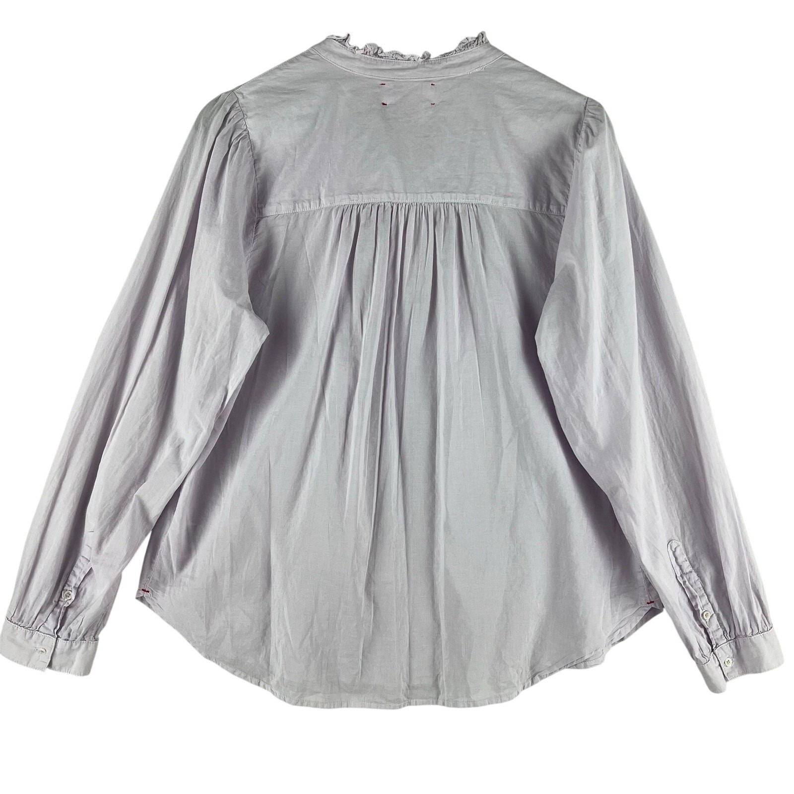 Xirena Women’s Halsey Shirt Sweet Lilac SZ LG 100% Cotton Made in USA