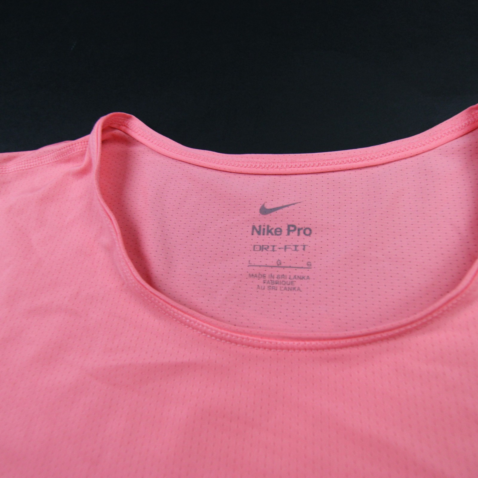 Nike Pro Dri-Fit Long Sleeve Shirt Women’s Pink New without Tags L