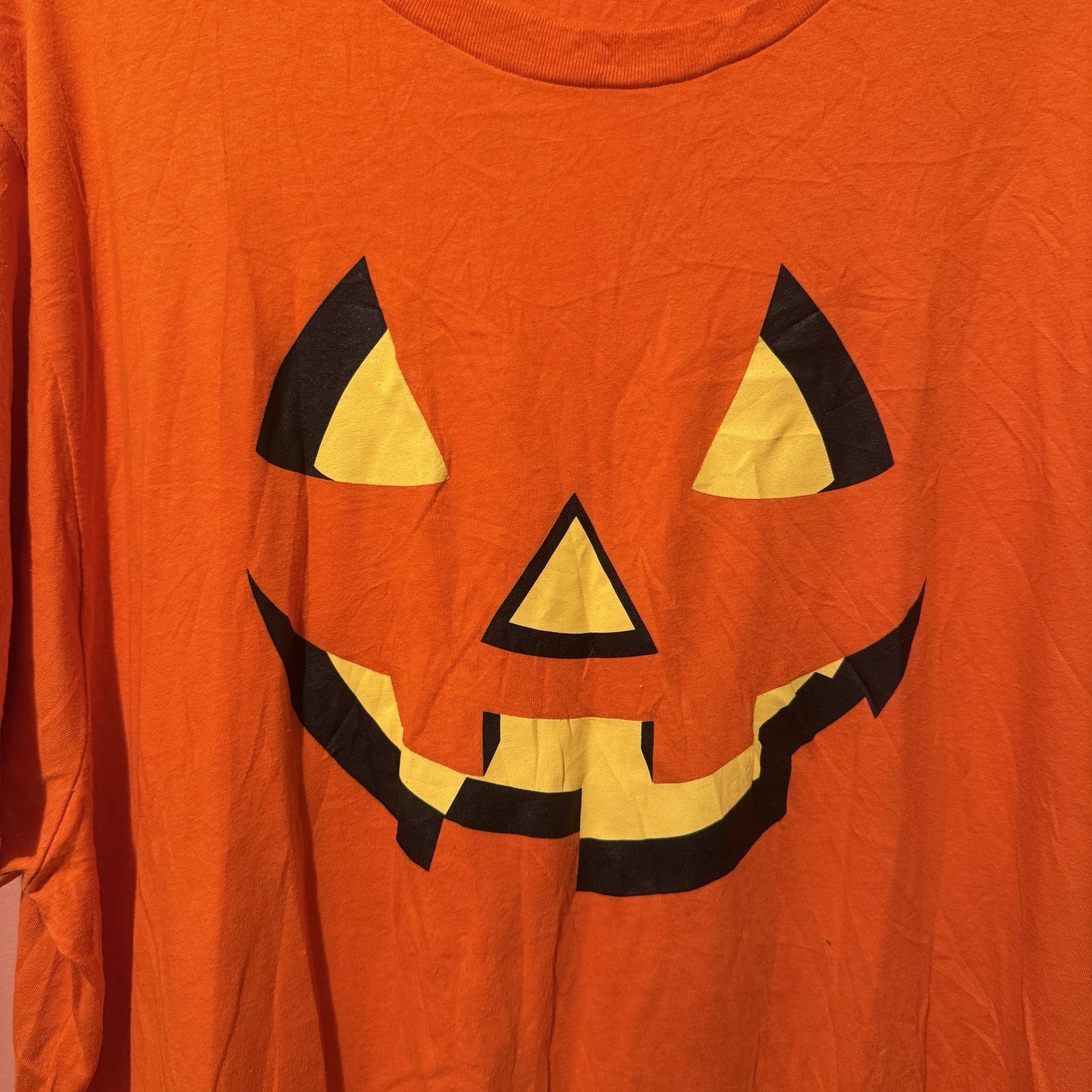 Way to Celebrate Womens TShirt 3XL 54-56 Triple Extra Large Orange Pumpkin
