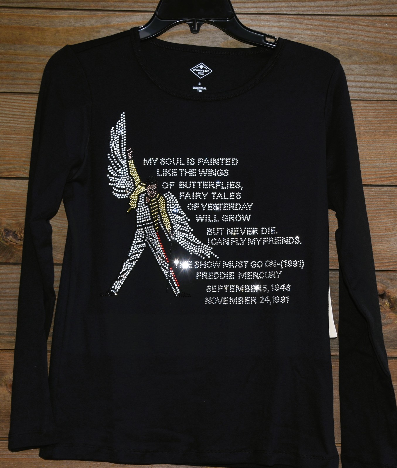 Freddie Mercury Tribute rhinestone shirt or tank XS S M L XL XXL 1X 2X 3X 4X 5X