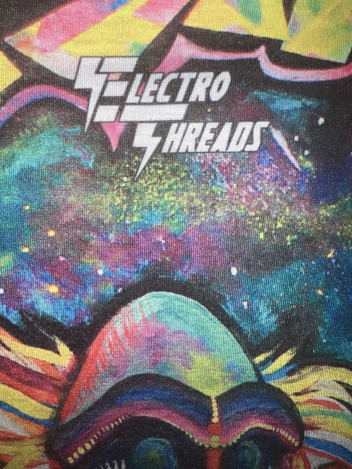 Electro Threads Rafiki Monkey Colorful Short Sleeve Shirt, Small