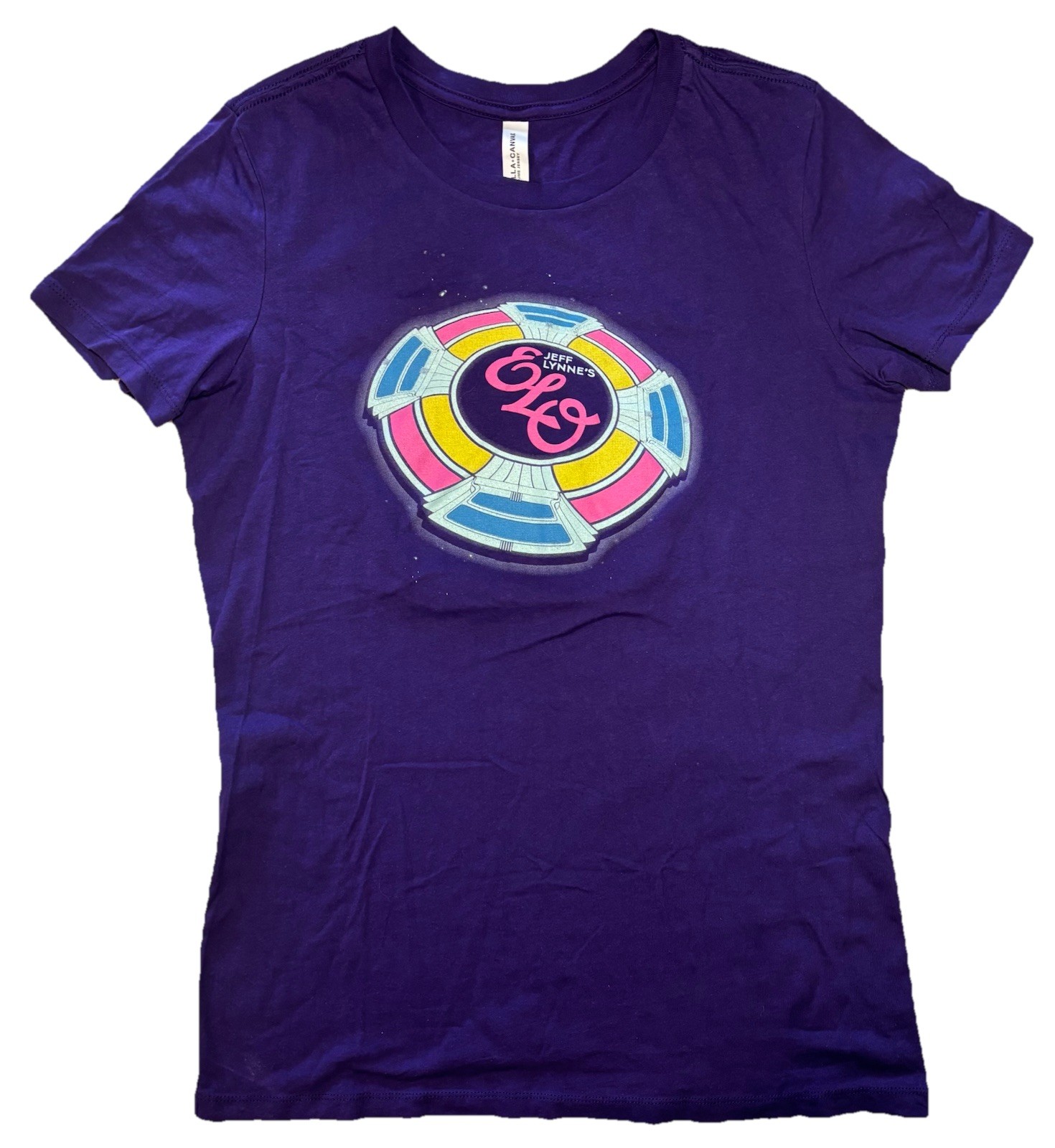 Jeff Lynne ELO Electric Light Orchestra Womens XL Slim T Shirt Bella Canvas 6004