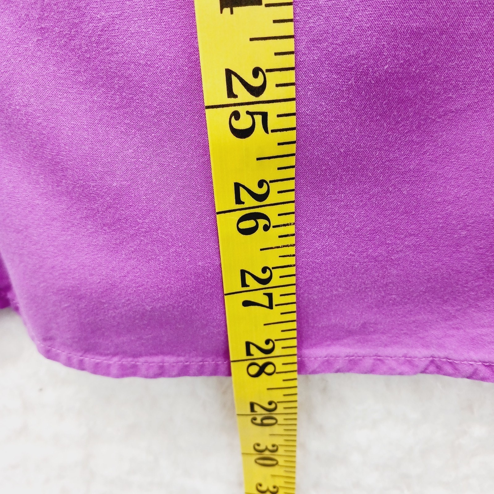 Blouse Button-Up Pink Purple Luxe Minimalist Power Office Siren Pockets Size 1X