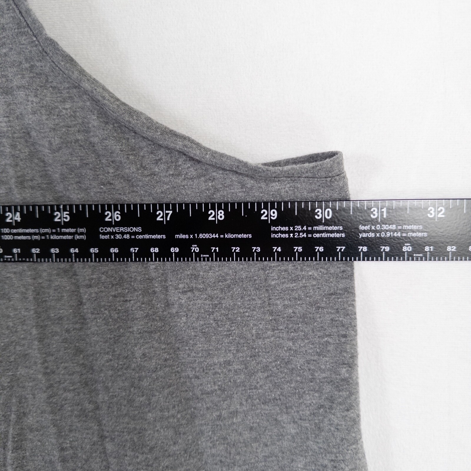 Catherines Tank Top Womens 5X Gray Jersey Knit Cotton Stretch Sequin Studded