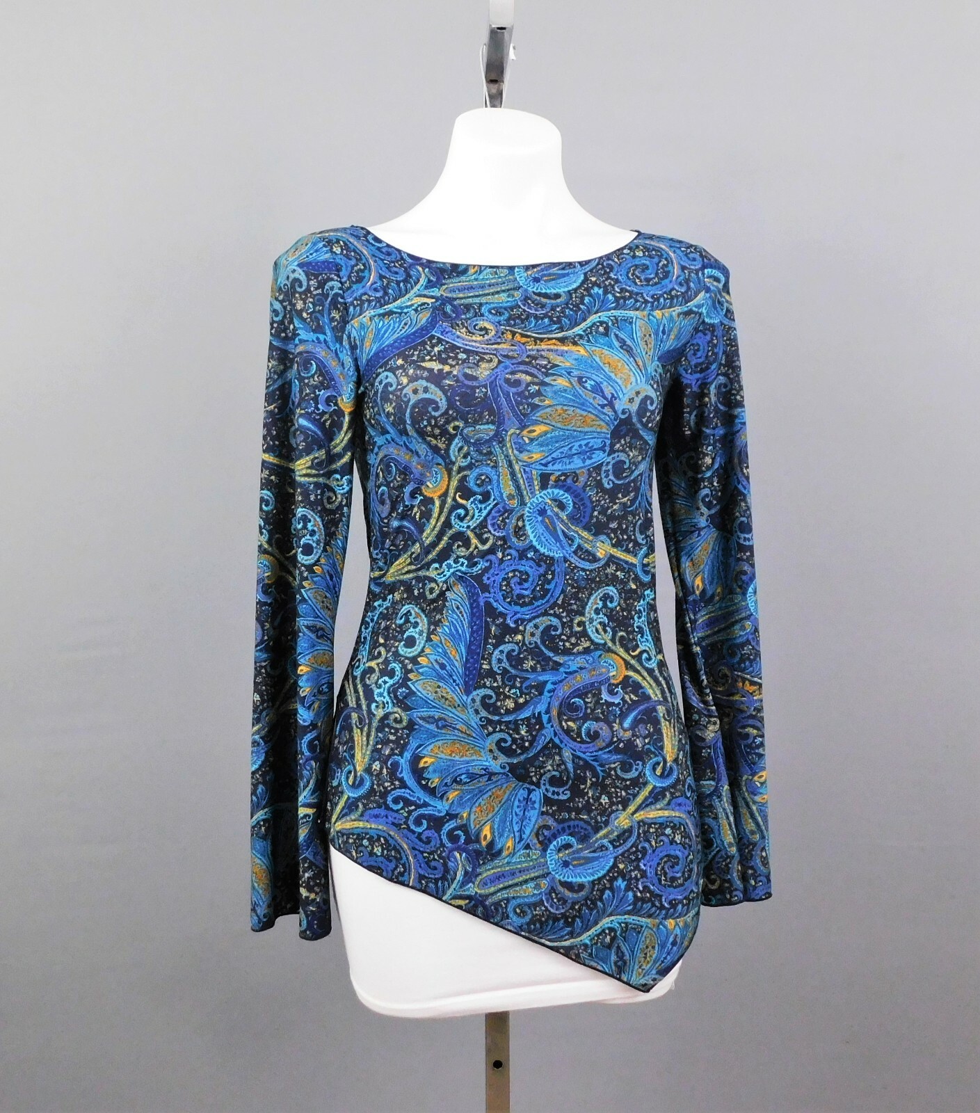 Eyeshadow Women Shirt, Size M, Multicolor, 90% Polyester, 10% Spandex