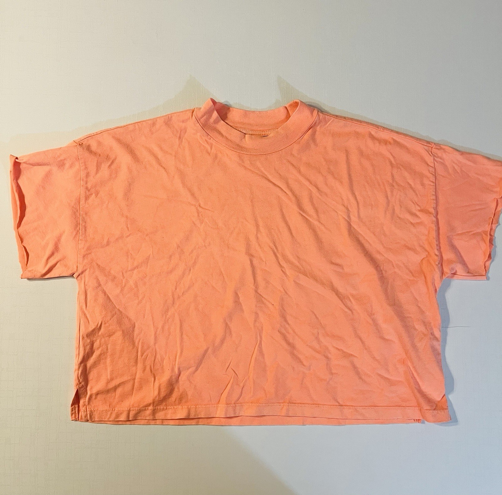 ASOS Women’s Size 8 Casual Peach Crop Top