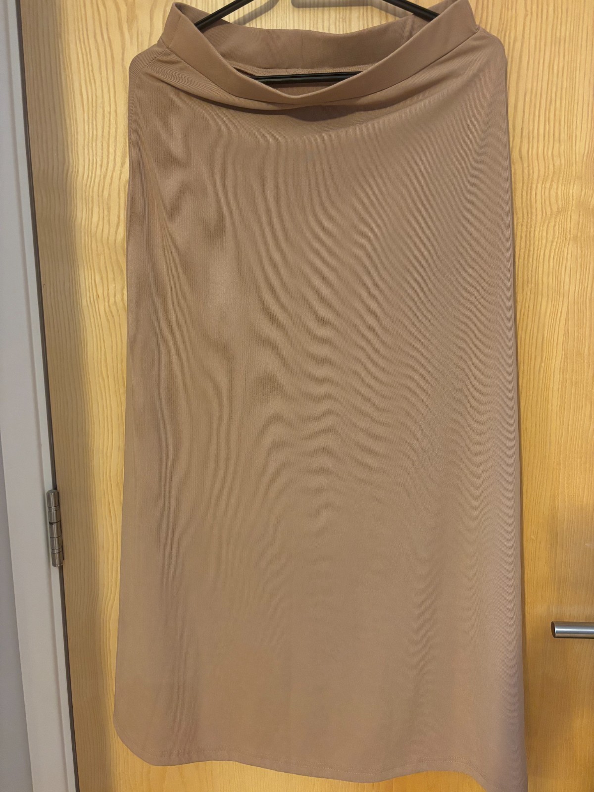 Solid Color Casual Skirt Set, Cap Sleeve Crew Neck Ruched Crop T-shirt size L