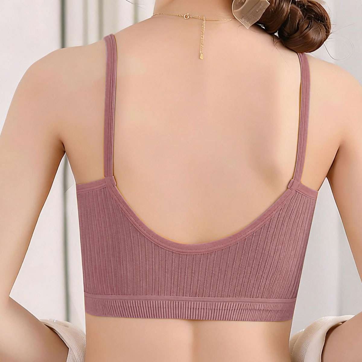 Women Crop Tops Tube Top Streetwear Sleeveless Camis Sport Bra Bralatte Cotton
