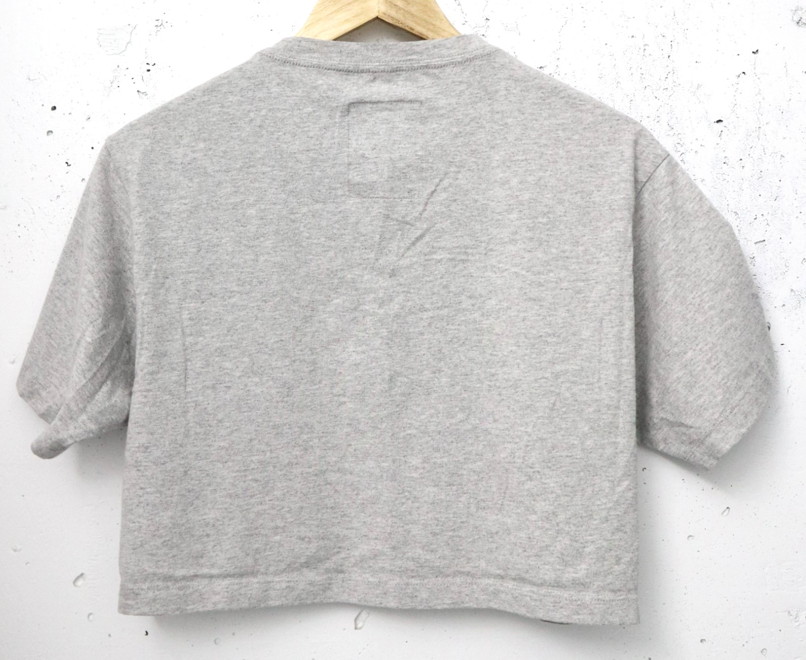 KITH x Champion Reverse Weave Logo Cropped T-Shirt Gray Logo Women’s S Limited