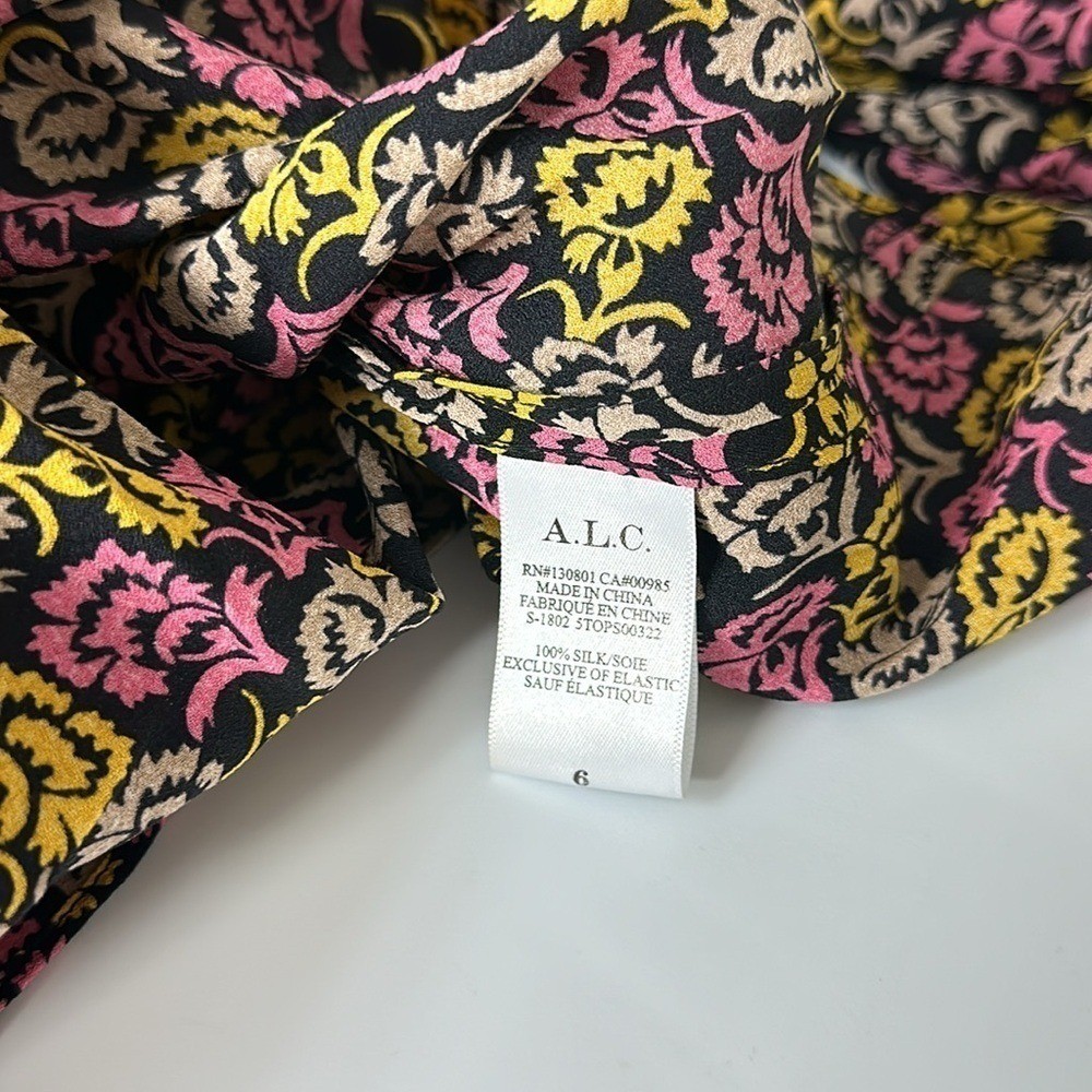 ALC Agra Smocked Blouse Off Shoulder 6
