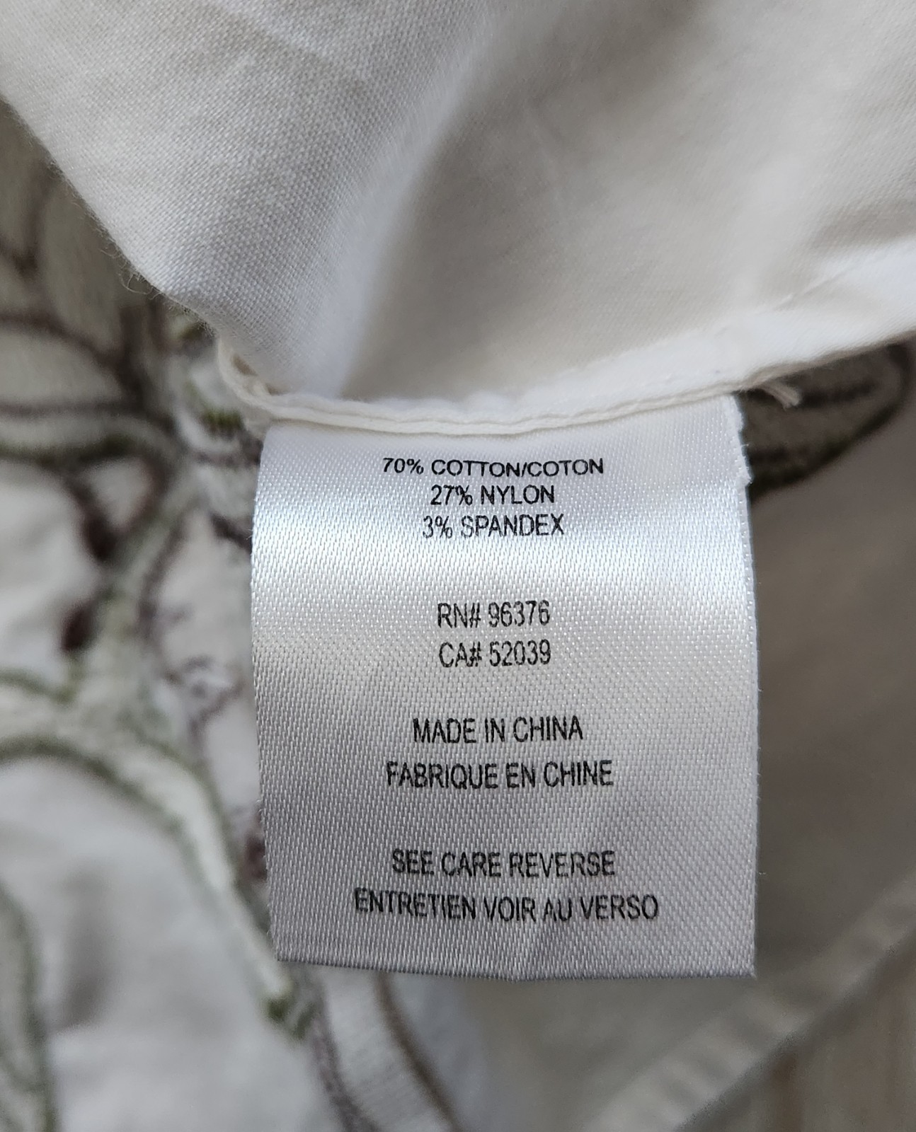 Samuel Dong Women’s Long Sleeve Button-up Shirt Vibrant Embroidery Nature Size M