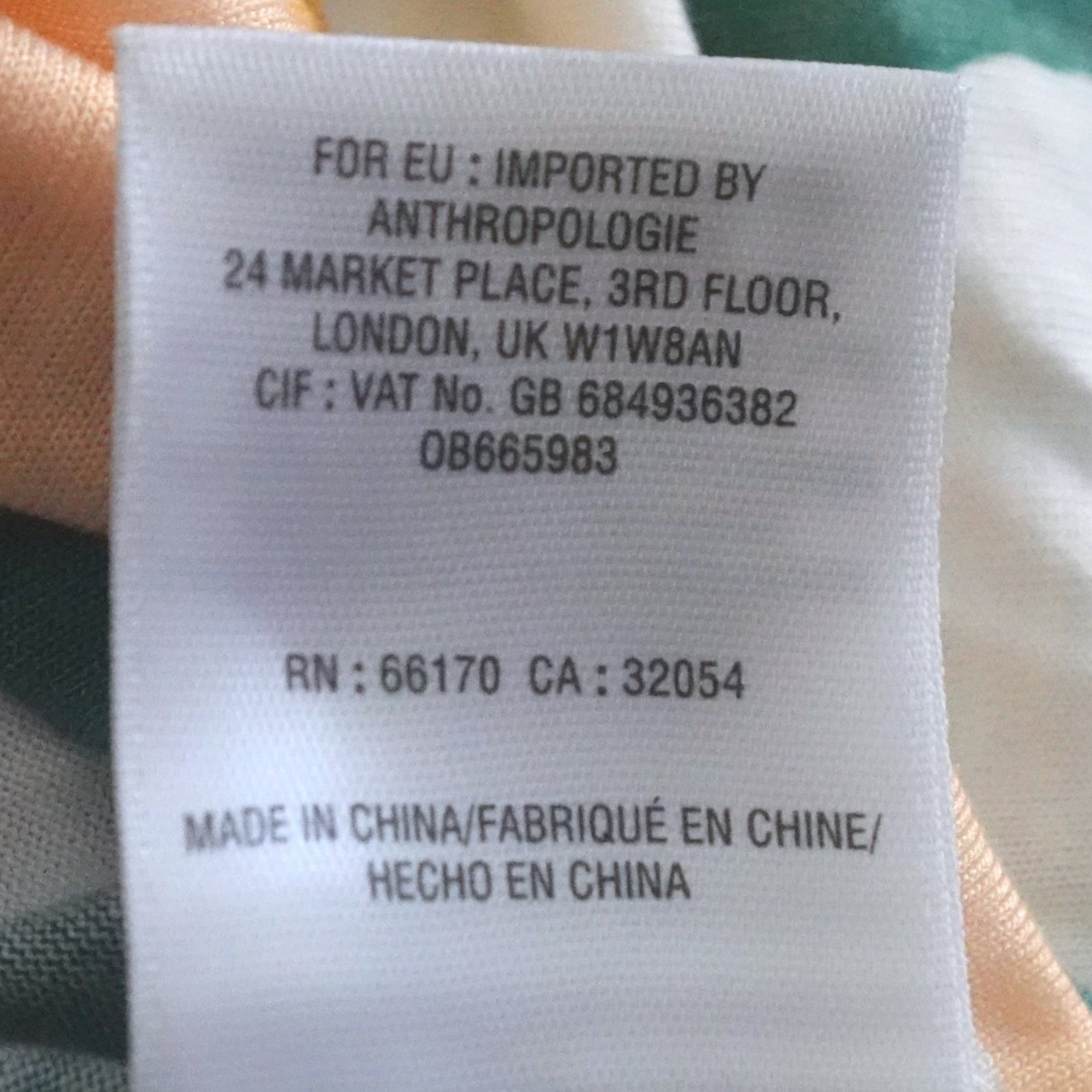 Vanessa Virginia Anthropologie Floral Tank Top NWT Green Orange Twisted Strap S