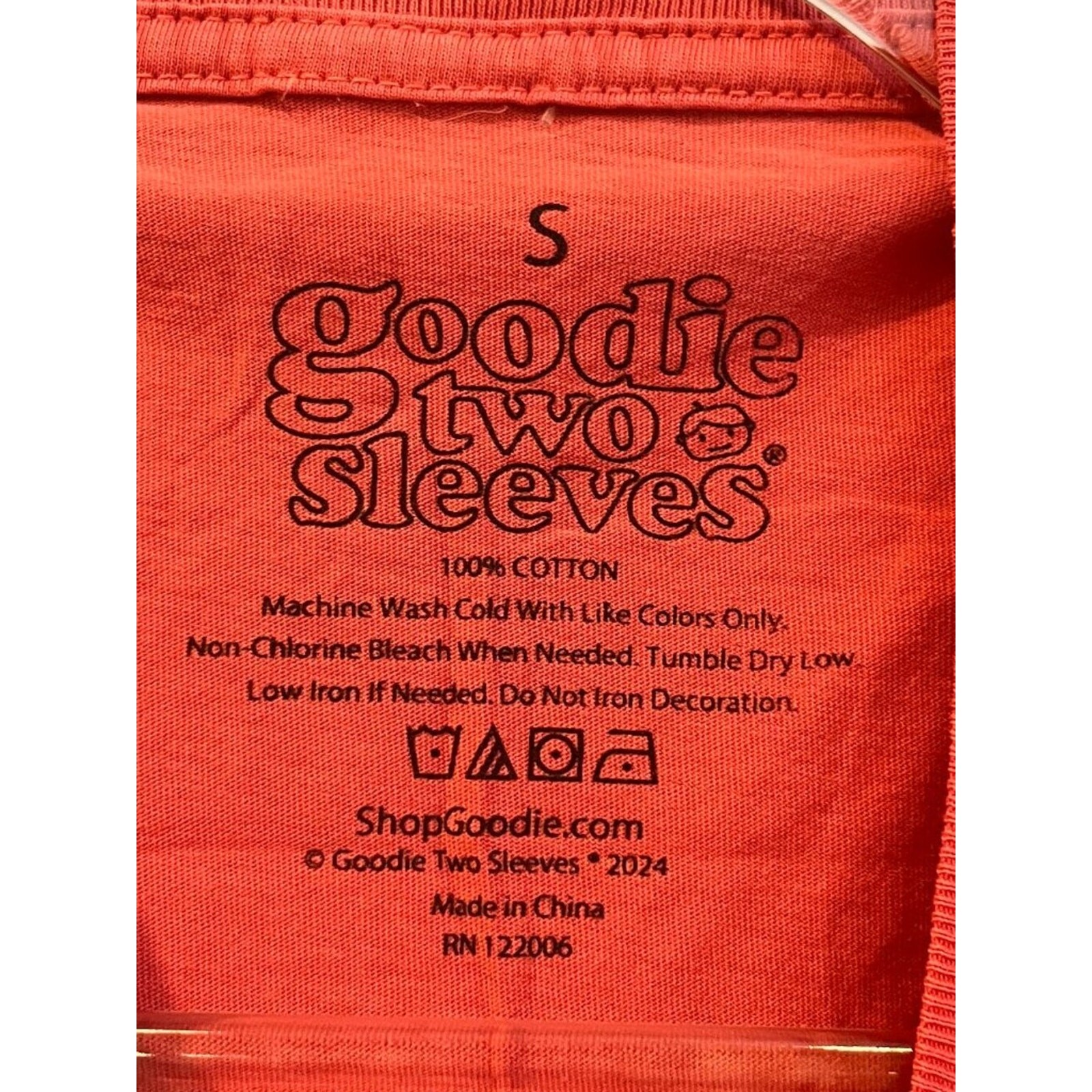 Goodie Two Sleeves Cotton Tee Small “Paris Athletic Sports Club 2024” Streetwear