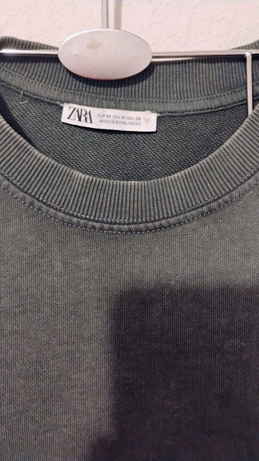 ZARA Basic Black Women’s Medium Tee Shirt, Long Length, RN77302, 100% Cotton