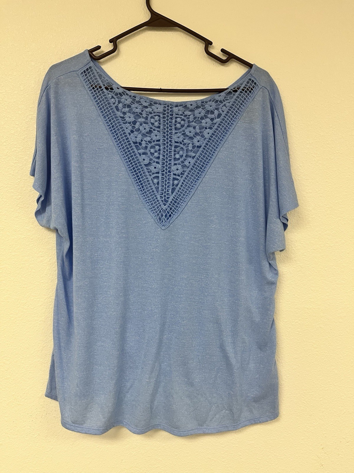 Alex Blue Boutique Style Xl Shirt with A Lace Back. Great Condition