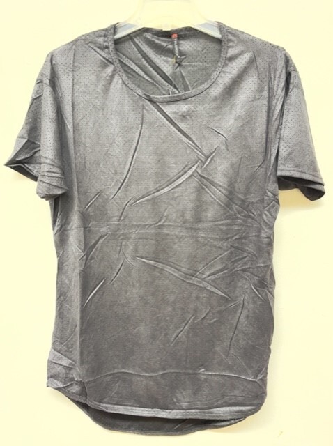 Women T-Shirt Dress Solid Perforated Mesh Assorted Color and Sizes