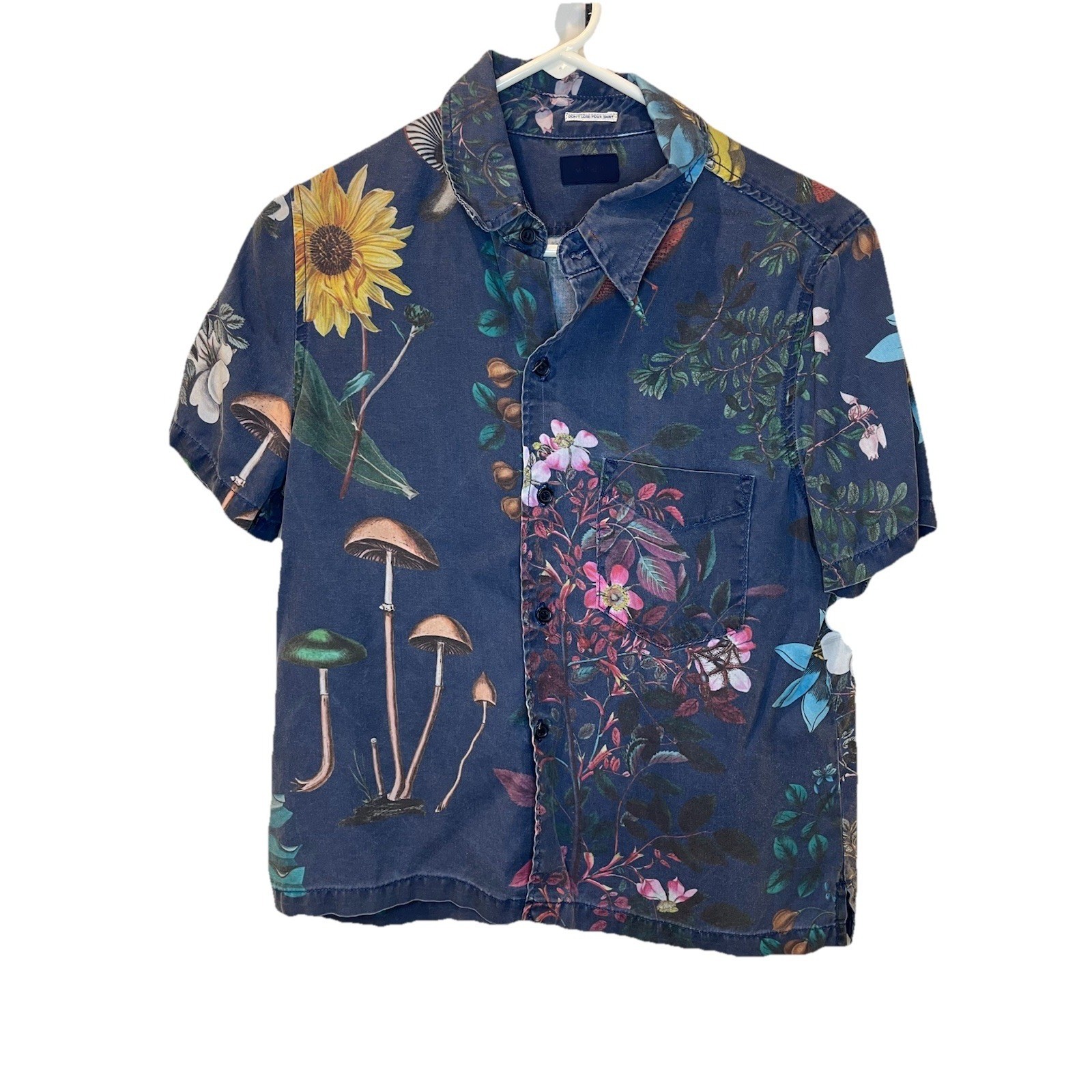 Mother Denim The Staycation Seashores of Old Mexico Shirt Womens Small