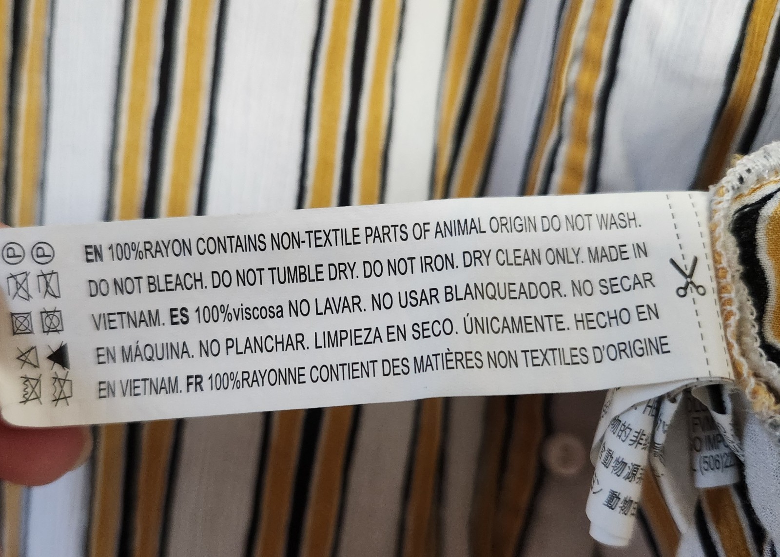 Forever 21 Contemporary Medium Striped Shirt Dress Button Down High Split Yellow