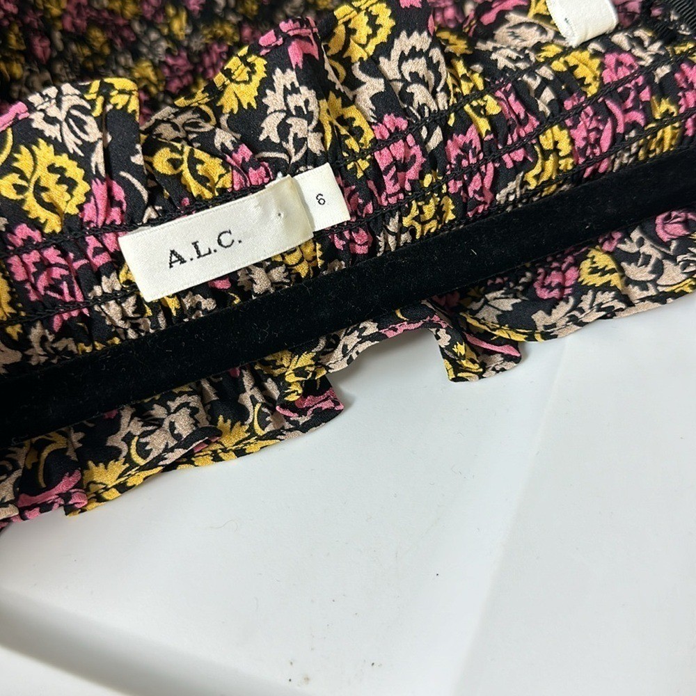 ALC Agra Smocked Blouse Off Shoulder 6