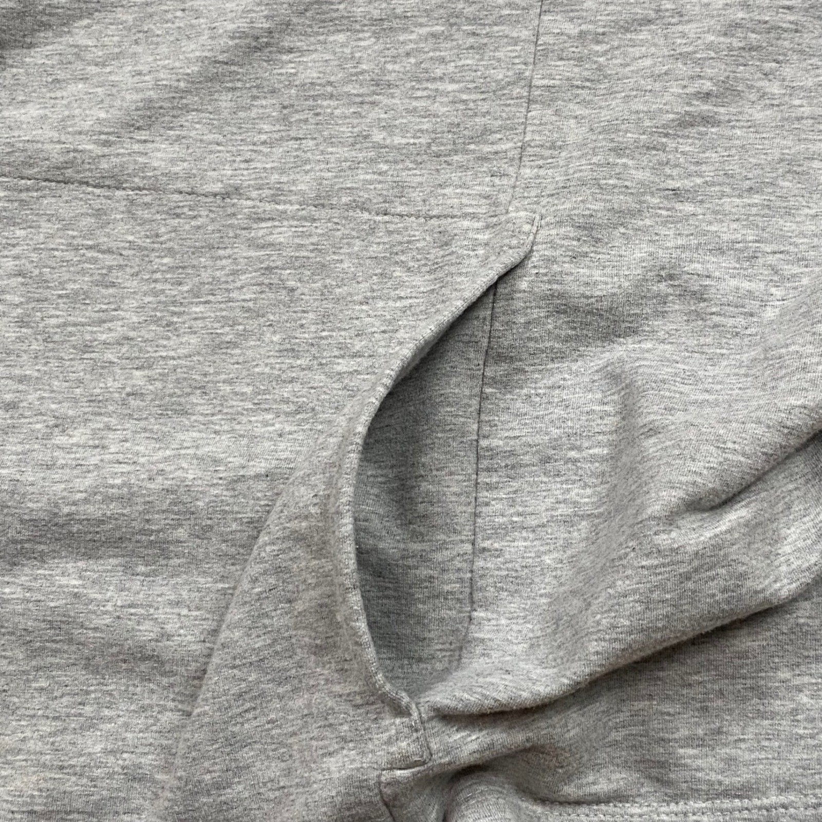 Pure Jill Pima Cotton Modal Pullover Women XL Grey Pocket Minimalist Loungewear