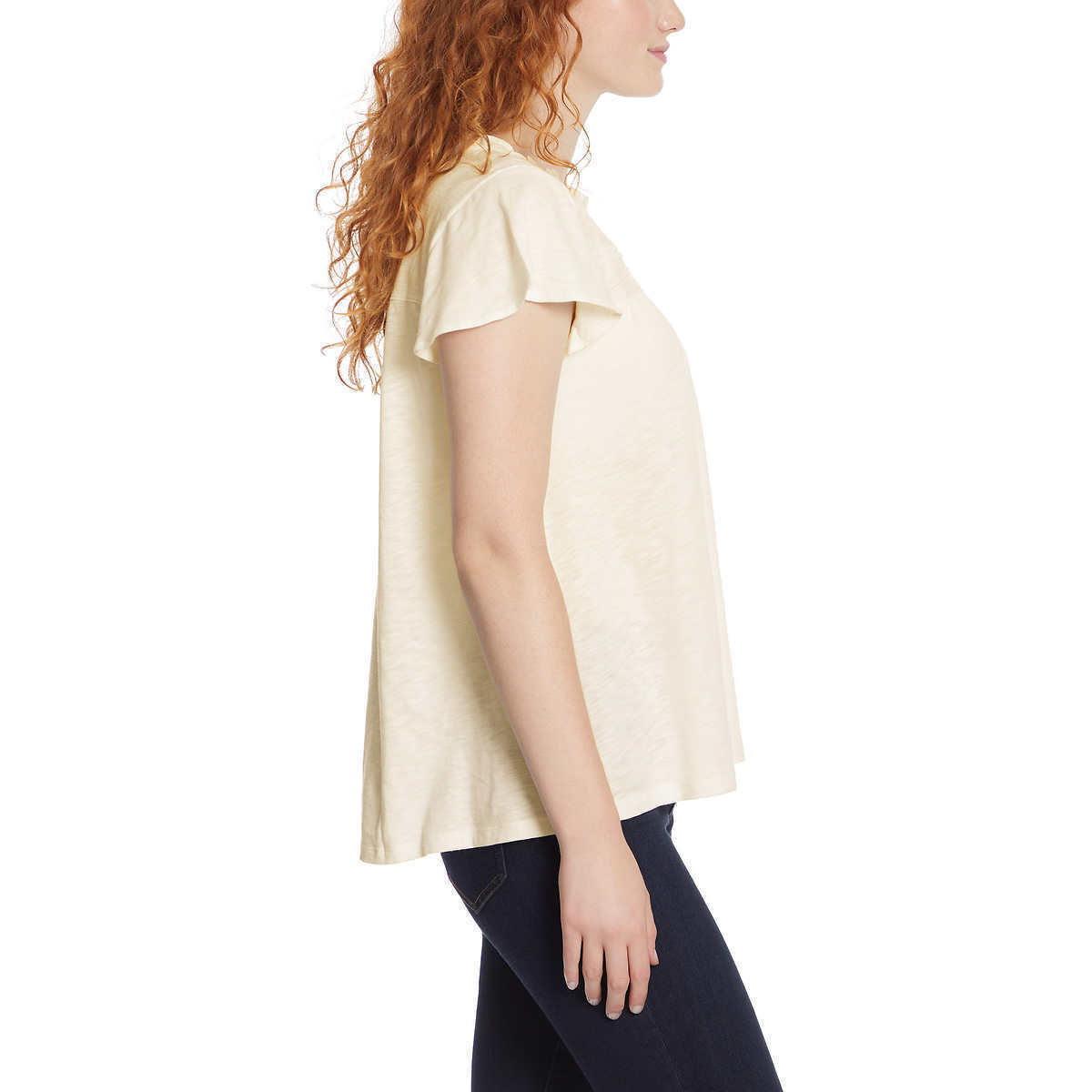 Ella Moss Ladies’ Lace Trim Knit Top