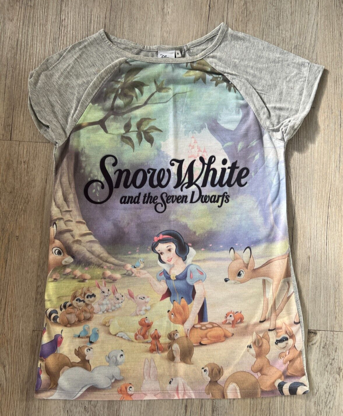 Primark Disney Snow White and the Seven Dwarfs T-Shirt in Size Small UK 8 – Used